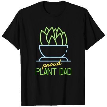 Discover Proud Plant Dad Neon Style T Shirts