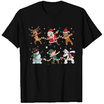Discover Funny Dabbing Santa And Friends T Shirts Christmas