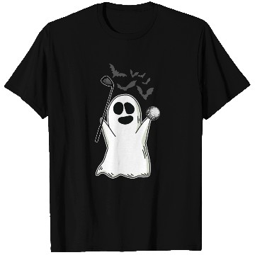 Discover Ghost Playing Golf Lazy DIY Halloween Costume Funn T Shirts