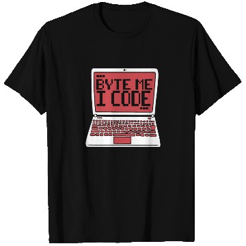 Discover Byte Me I Code Coder Engineer Full Stack Software T Shirts