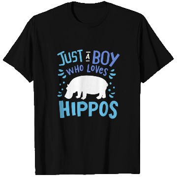 Discover Kids Hippo Hippopotamus Just A Boy Who Loves Hippo T Shirts