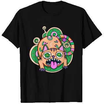 Discover Psychedelic Trippy Cat T Shirts