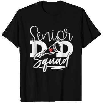 Discover Senior Cheer Dad Squad American Football T Shirts