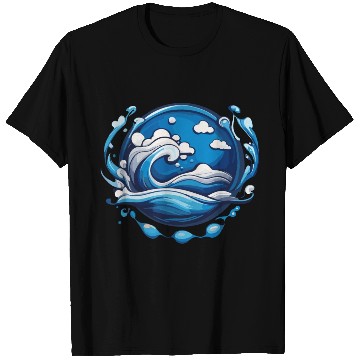 Discover Ocean Waves T Shirts