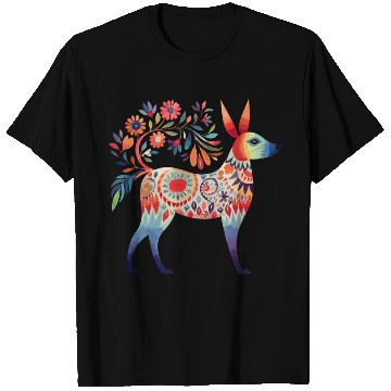 Discover Mexican dog folk art T Shirts