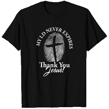 Discover My ID Never Expires Love Jesus Christian T Shirts