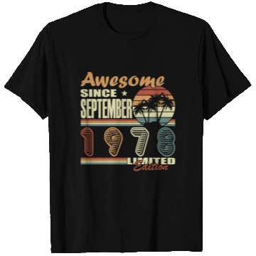 Discover september 1978 Anniversary september 1978 septembe T Shirts