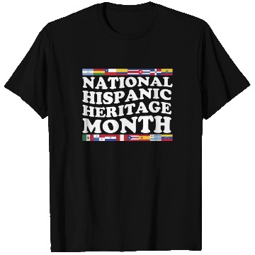Discover Hispanic Heritage Month National Latino Countries T Shirts