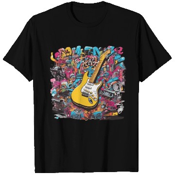 Discover Hip-Hop Guitar Art T Shirts