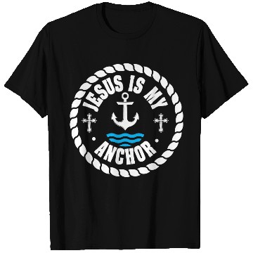 Discover Hesus Is My Anchor Love Jesus Christian Christmas T Shirts