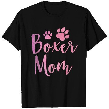 Discover Boxer Mom Cute Boxer Lover Dog Owner T Shirts