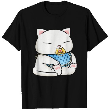 Discover Cute White Baby Cat T Shirts