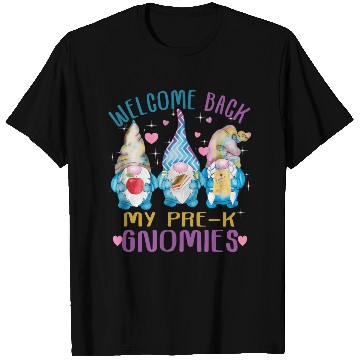 Discover Welcome Back My Pre K Gnomes Back To School T Shirts