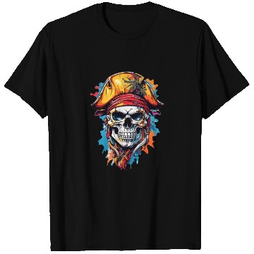 Discover Skeletal Swashbuckler: Pirate Pride T Shirts