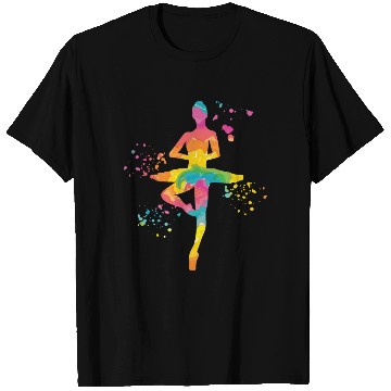 Discover Ballet Dancer Colorsplash Ballerina T Shirts
