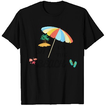 Discover Assis sur la Plage : 'Sit on the Beach' T Shirts
