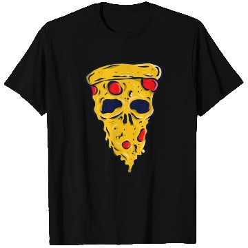 Discover pizza skull T Shirts