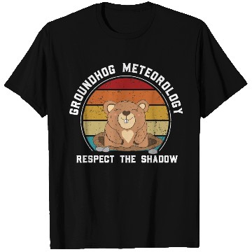 Discover Groundhog Meteorology Respect The Shadow T Shirts