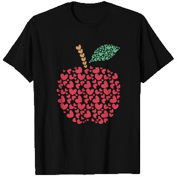 Discover Heart Apple Teacher Valentines Day Gift T Shirts
