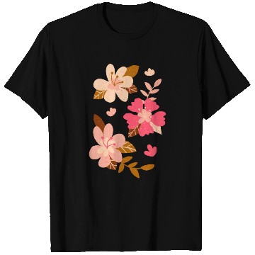 Discover Pink Hibiscus Flowers T Shirts