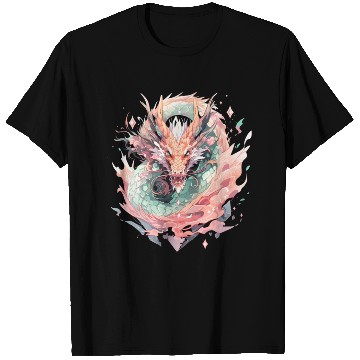 Discover Adorable Crystal Chinese Dragon T Shirts