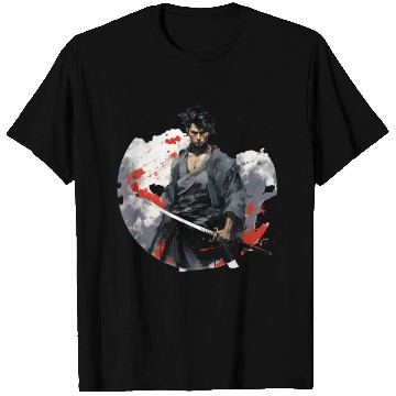 Discover Asian man samurai 4 T Shirts