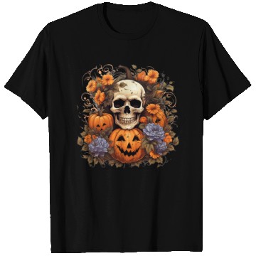 Discover Indie skull design Halloween Gift T Shirts