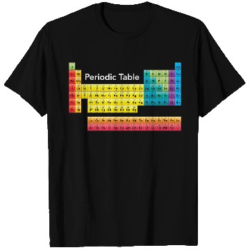 Discover Color Periodic Table Of Elements T Shirts