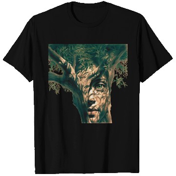 Discover Olive tree and face T Shirts