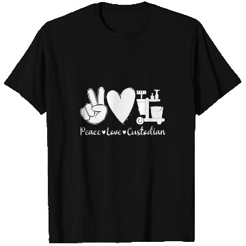 Discover Tie Dye Peace Love Custodian Appreciation backsupp T Shirts