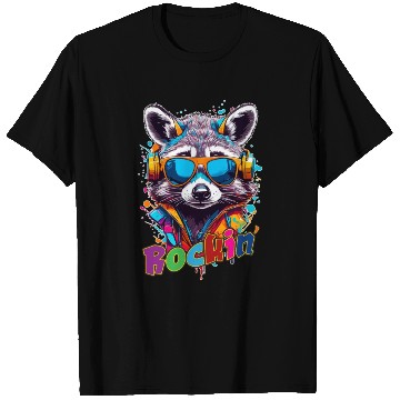 Discover Rockin Raccoon T Shirts