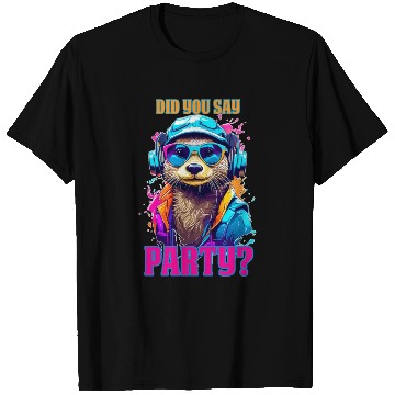 Discover Party Otter T Shirts