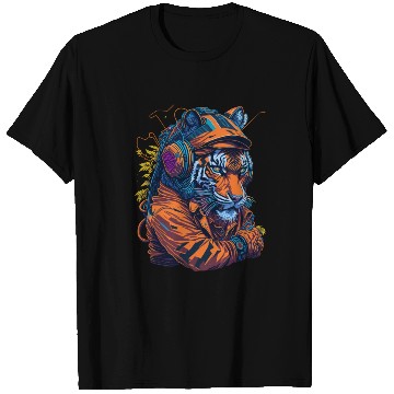 Discover splash tiger street T Shirts