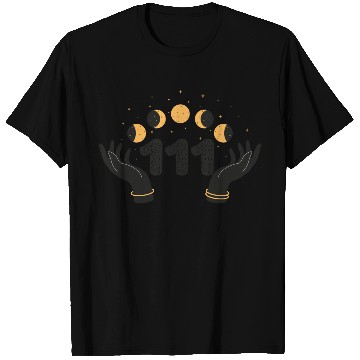 Discover Angel Numbers 111 Moon Cycle Hands T Shirts