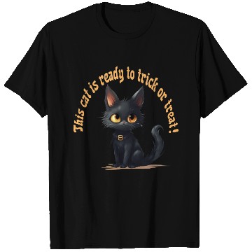 Discover This Cat Is Ready To Trick or Treat, Halloween, T Shirts