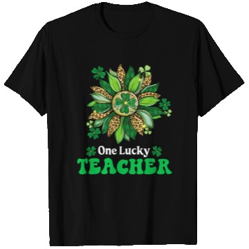 Discover One Lucky Teacher St Patrick s Day Sunflower T Shirts