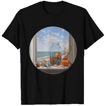 Discover Sea shells, Fish and the Sea T Shirts