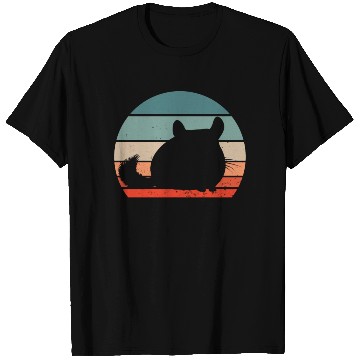 Discover Chinchilla Retro Sunset T Shirts