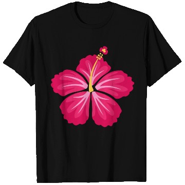 Discover Pink Hibiscus Flower T Shirts