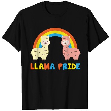 Discover Llama Pride Alpaca Gay Fun Sweet Rainbow T Shirts