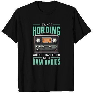 Discover Ham Radio Operator Morse Code Radioactivity T Shirts