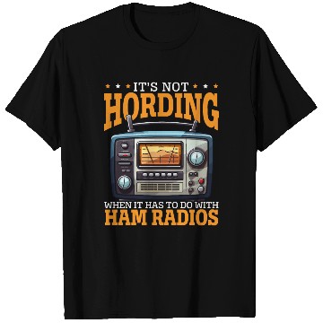 Discover Ham Radio Operator Morse Code Radioactivity T Shirts