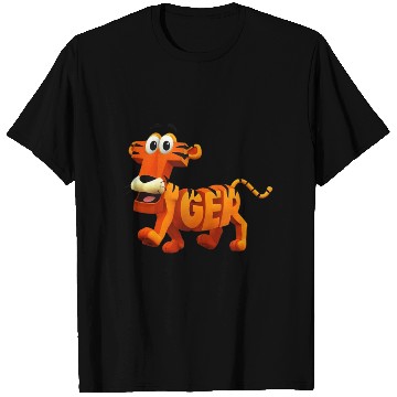 Discover Tiger Word world T Shirts