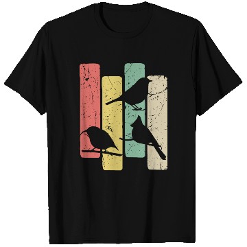 Discover Birds Art Budgie Heron Sparrow Robin Hummingbird T Shirts