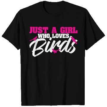 Discover Bird Budgie Girl Love Parrot Sparrow Hummingbird T Shirts