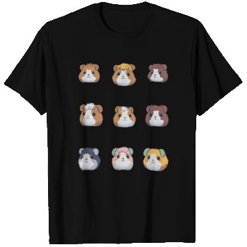 Discover Cute Kawaii Korean Guinea Pig Pastel Stickers Pack T Shirts