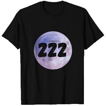 Discover Purple Moon Angel Numbers 222 T Shirts