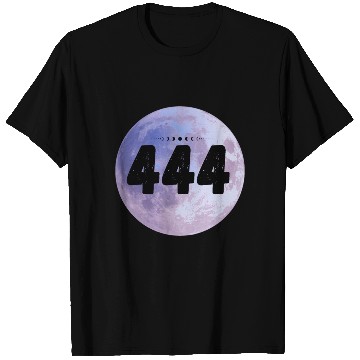 Discover Purple Moon Angel Numbers 444 T Shirts