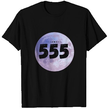 Discover Purple Moon Angel Numbers 555 T Shirts