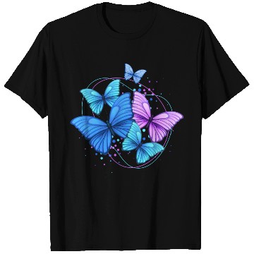 Discover Colorful Butterflies Unisex Jersey Short T Shirts